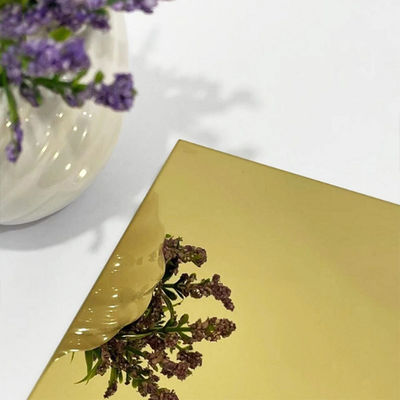 VAGOS de oro de la hoja de AISI 8k Rose Gold Mirror Stainless Steel brillantes