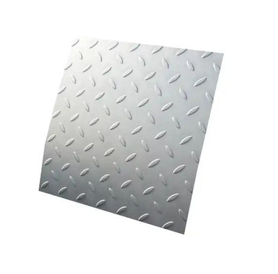 Hoja a cuadros de acero inoxidable del piso de la prueba de la resbalón de la hoja de la placa de JIS 304